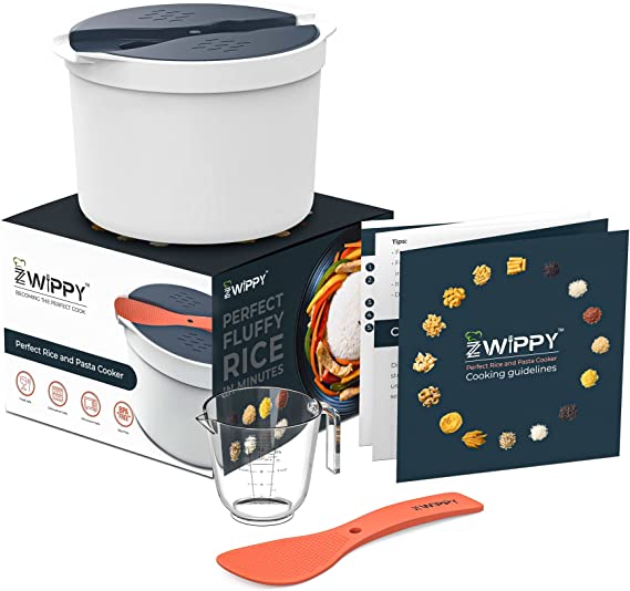 Zwippy Microwave Rice and Pasta Cooker